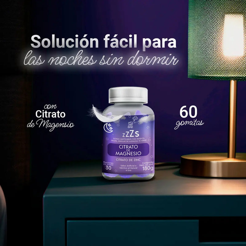 Gummy Citrato De Magnesio - 60 Gomas Masticables