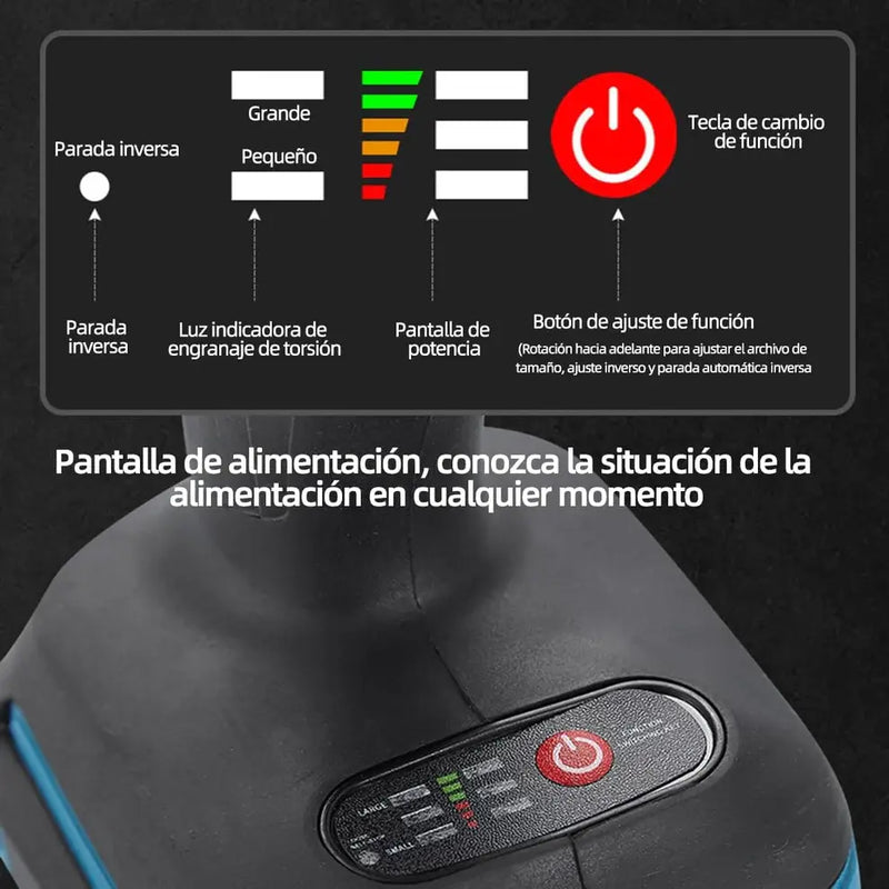 Pistola De Impacto MK a Batería + 1 BATERIA EXTRA DE REGALO