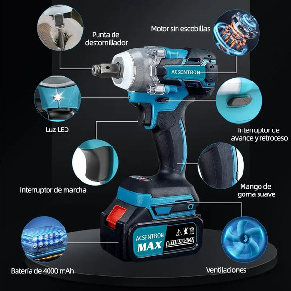 Pistola De Impacto MK a Batería + 1 BATERIA EXTRA DE REGALO