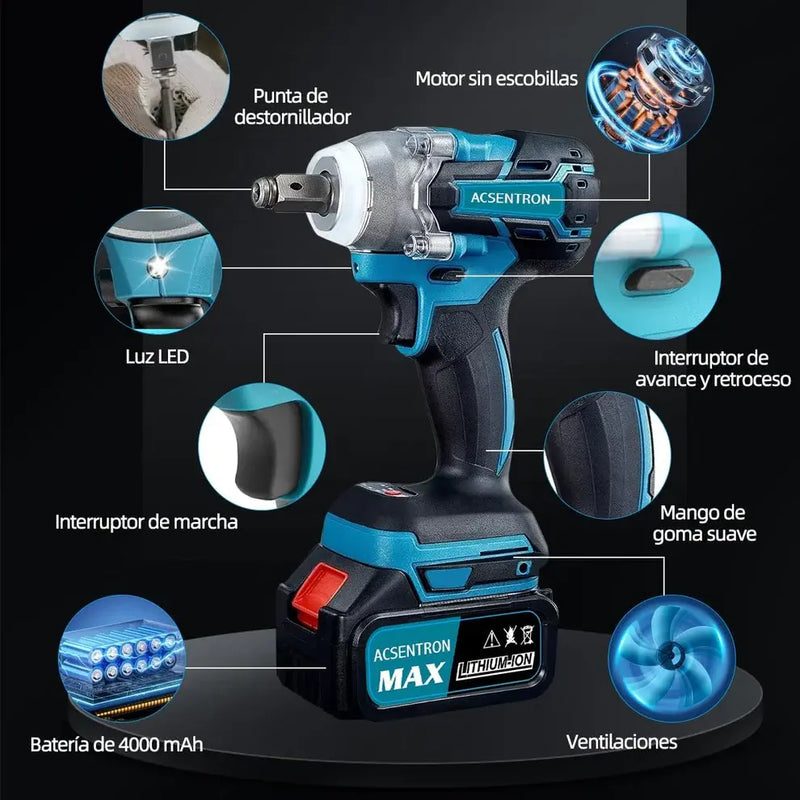 Pistola De Impacto MK a Batería + 1 BATERIA EXTRA DE REGALO