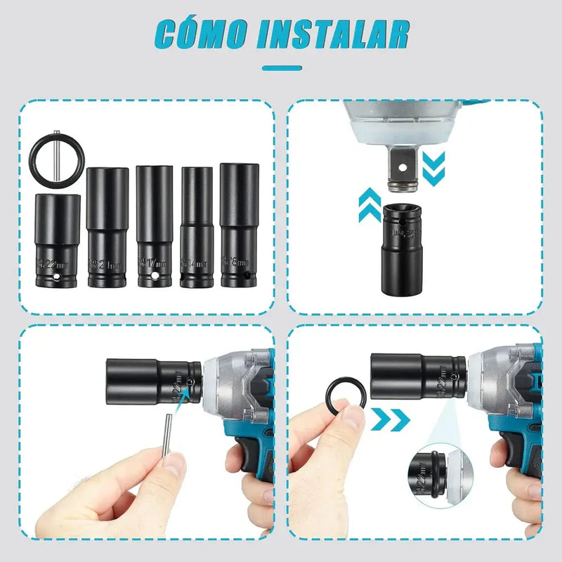 Pistola De Impacto MK a Batería + 1 BATERIA EXTRA DE REGALO