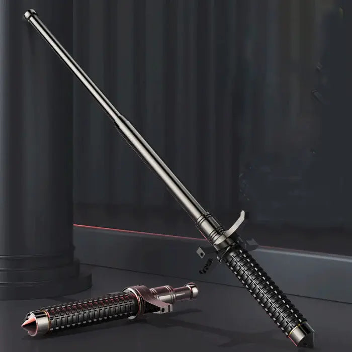Baston Autodefensa ShockGuard - En Metal y Acero Inoxidable
