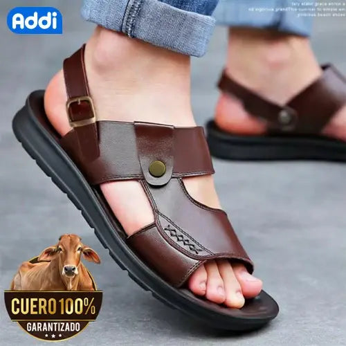 SANDALIA EN CUERO 100% GENUINO